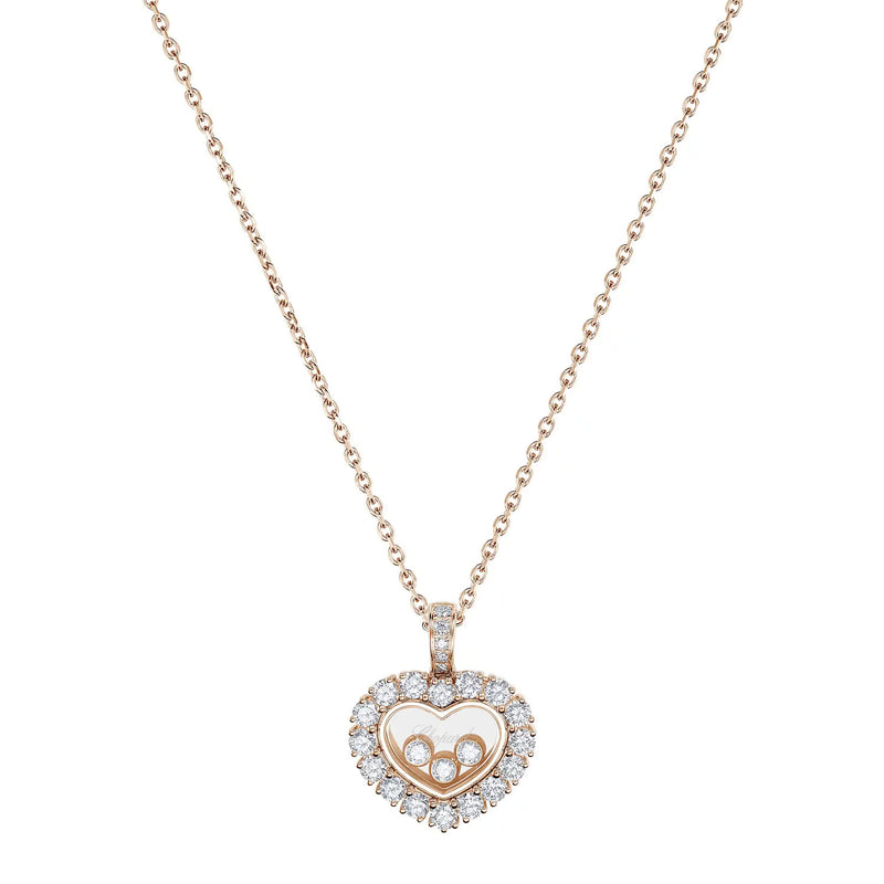 Happy Diamonds Icons 18ct Rose Gold Heart Pendant