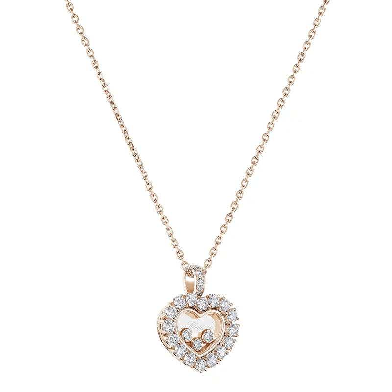 Happy Diamonds Icons 18ct Rose Gold Heart Pendant