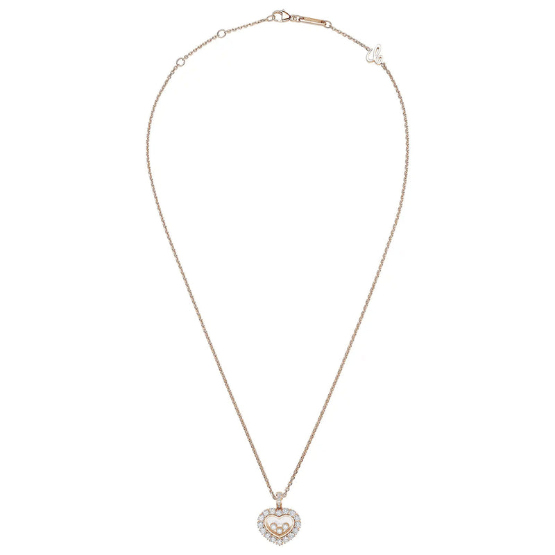 Happy Diamonds Icons 18ct Rose Gold Heart Pendant