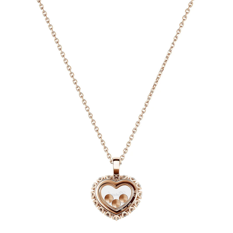 Happy Diamonds Icons 18ct Rose Gold Heart Pendant