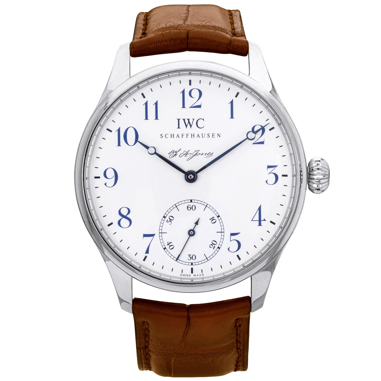 IWC Portuguese 43mm White Dial F.A Jones Limited Edition Watch
