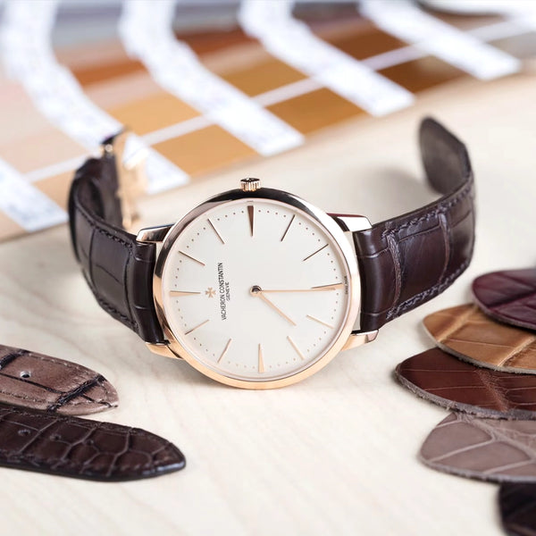 Vacheron Constantin Patrimony Manual-Winding 18ct Pink Gold Mens Silver Dial Watch - Berry's Jewellers