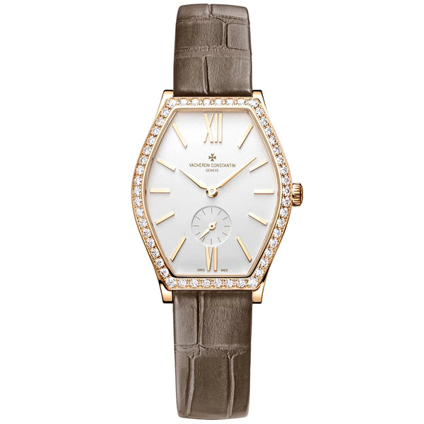 Vacheron Constantin Malte Manual-Winding 18ct Pink Gold Diamond Set Ladies Strap Watch - Berry's Jewellers