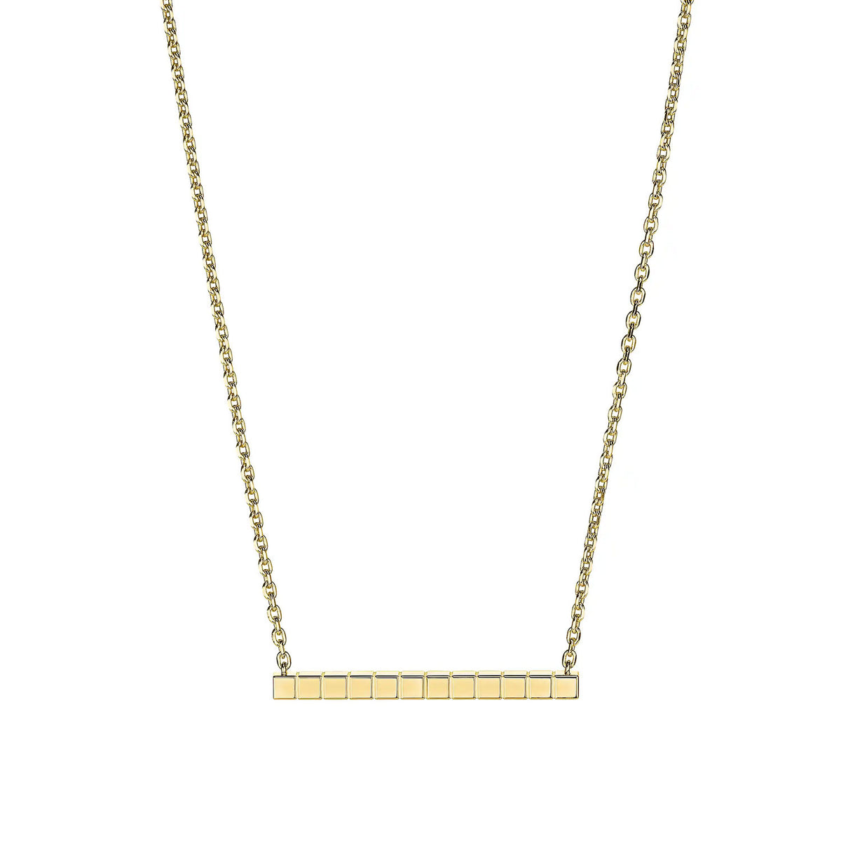 Chopard 18ct Yellow Gold Ice Cube Part Diamond Set Necklace - Berry's Jewellers