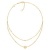 Happy Diamonds Icons Double Row 18ct Yellow Gold Necklace