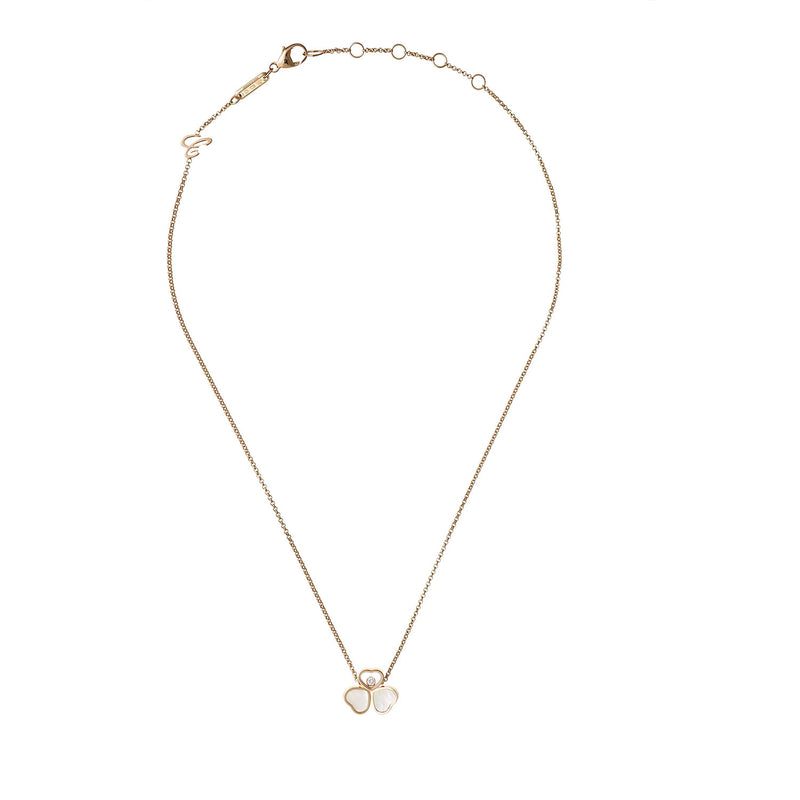 Chopard 18ct Rose Gold Happy Hearts Wings Pendant - Berry's Jewellers