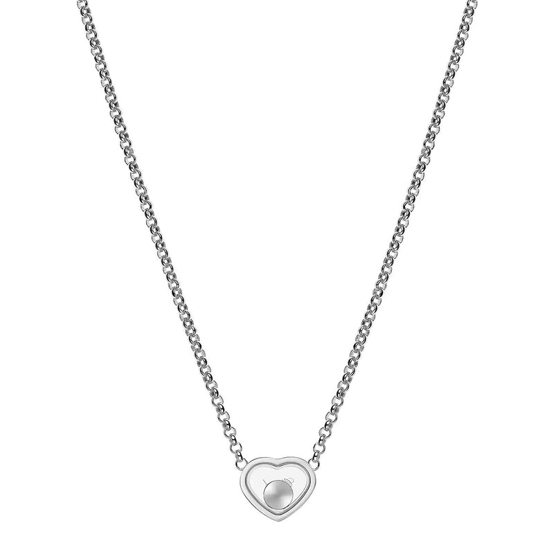 18ct White Gold My Happy Hearts Diamond Pendant