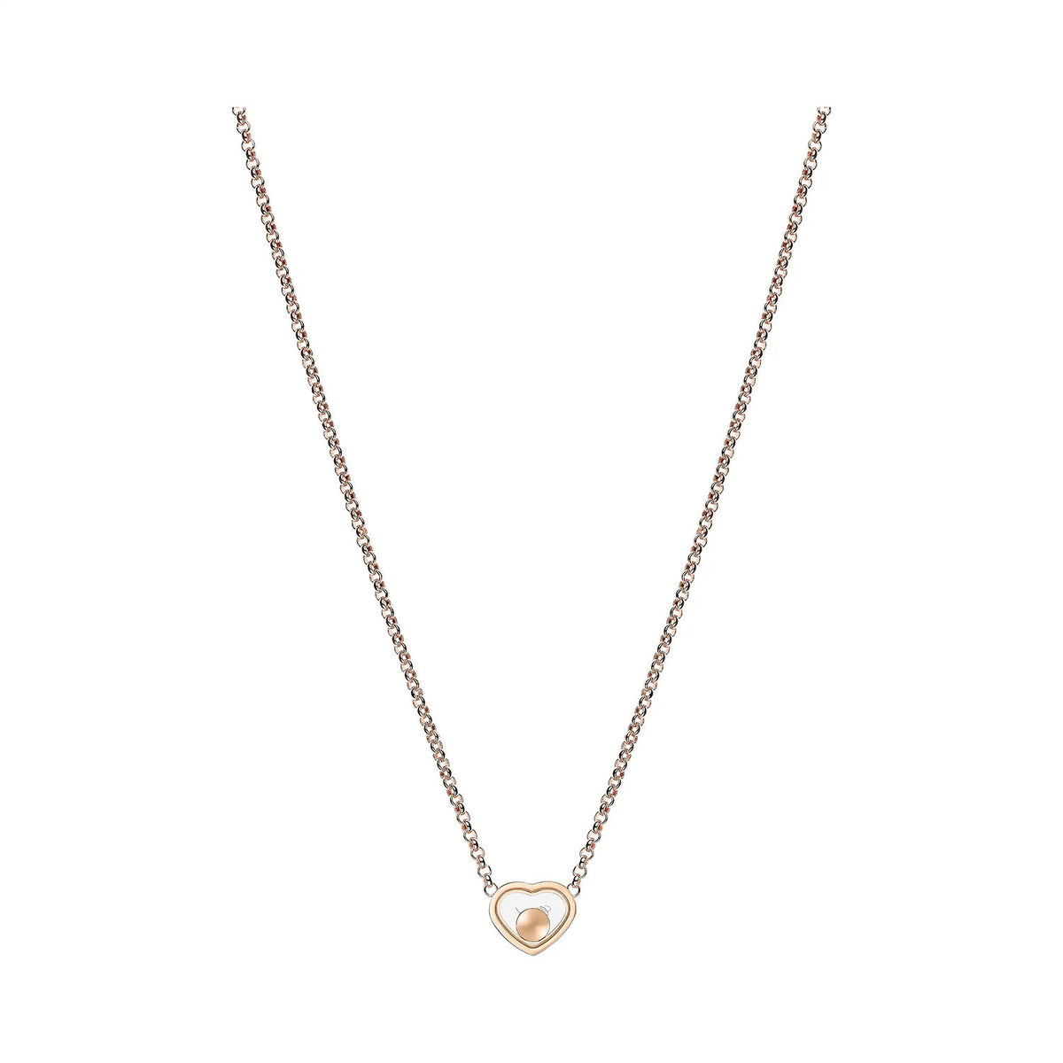 Chopard 18ct Rose Gold My Happy Hearts Diamond Pendant - Berry's Jewellers