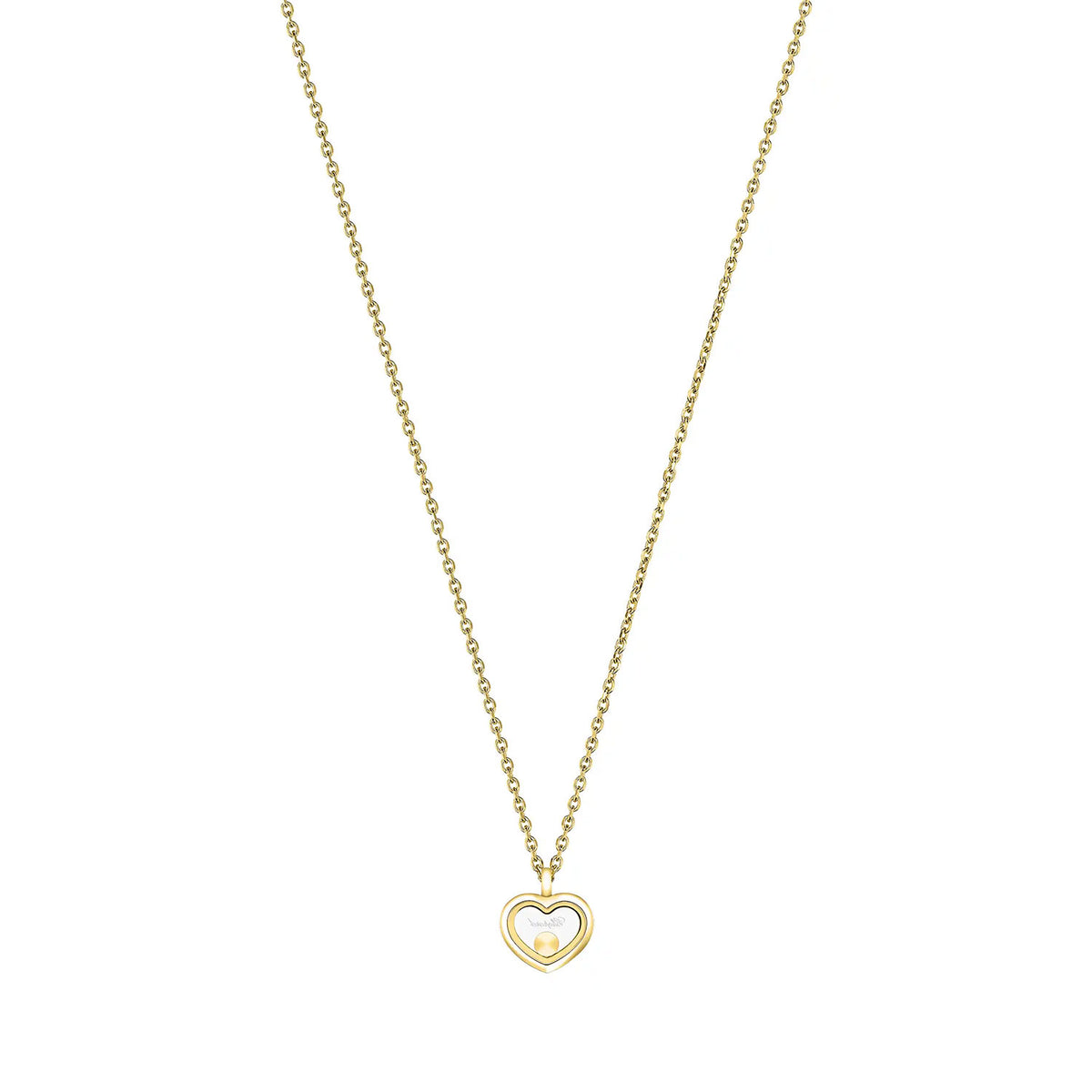 18ct Yellow Gold Happy Diamonds Icons Heart Pendant
