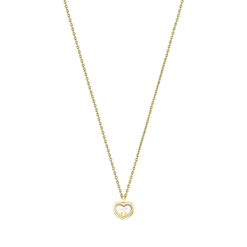 18ct Yellow Gold Happy Diamonds Icons Heart Pendant
