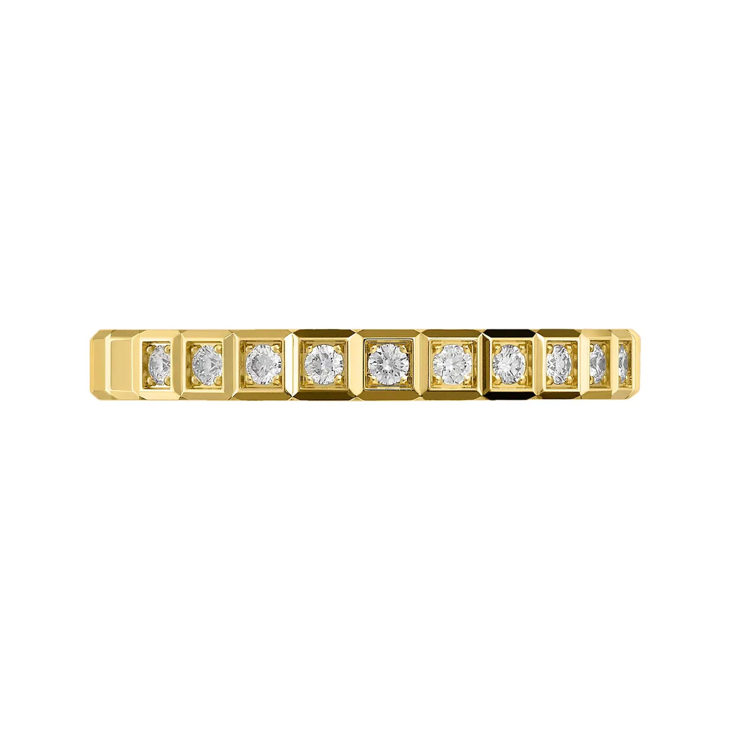 Chopard 18ct Yellow Gold Ice Cube Diamond Ring - Berry's Jewellers