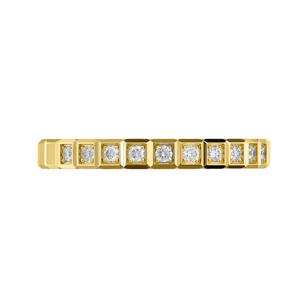 Chopard 18ct Yellow Gold Ice Cube Diamond Ring - Berry's Jewellers