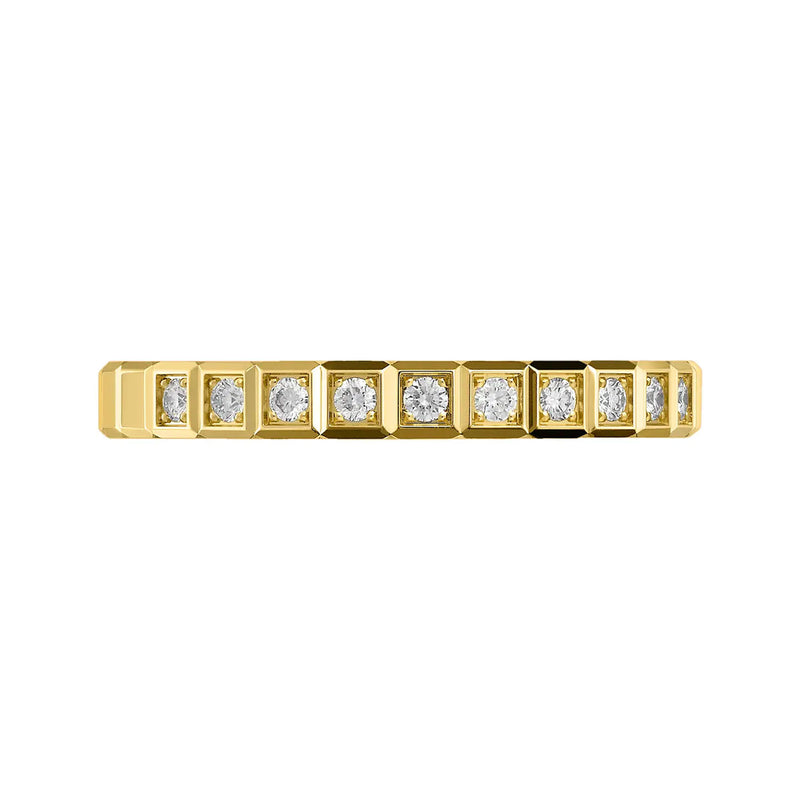 Chopard 18ct Yellow Gold Ice Cube Diamond Ring - Berry's Jewellers