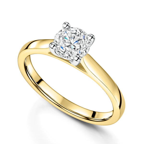 Berry's 18ct Yellow Gold GIA Certificated Round Brilliant Cut Diamond Solitaire Engagement Ring - Berry's Jewellers