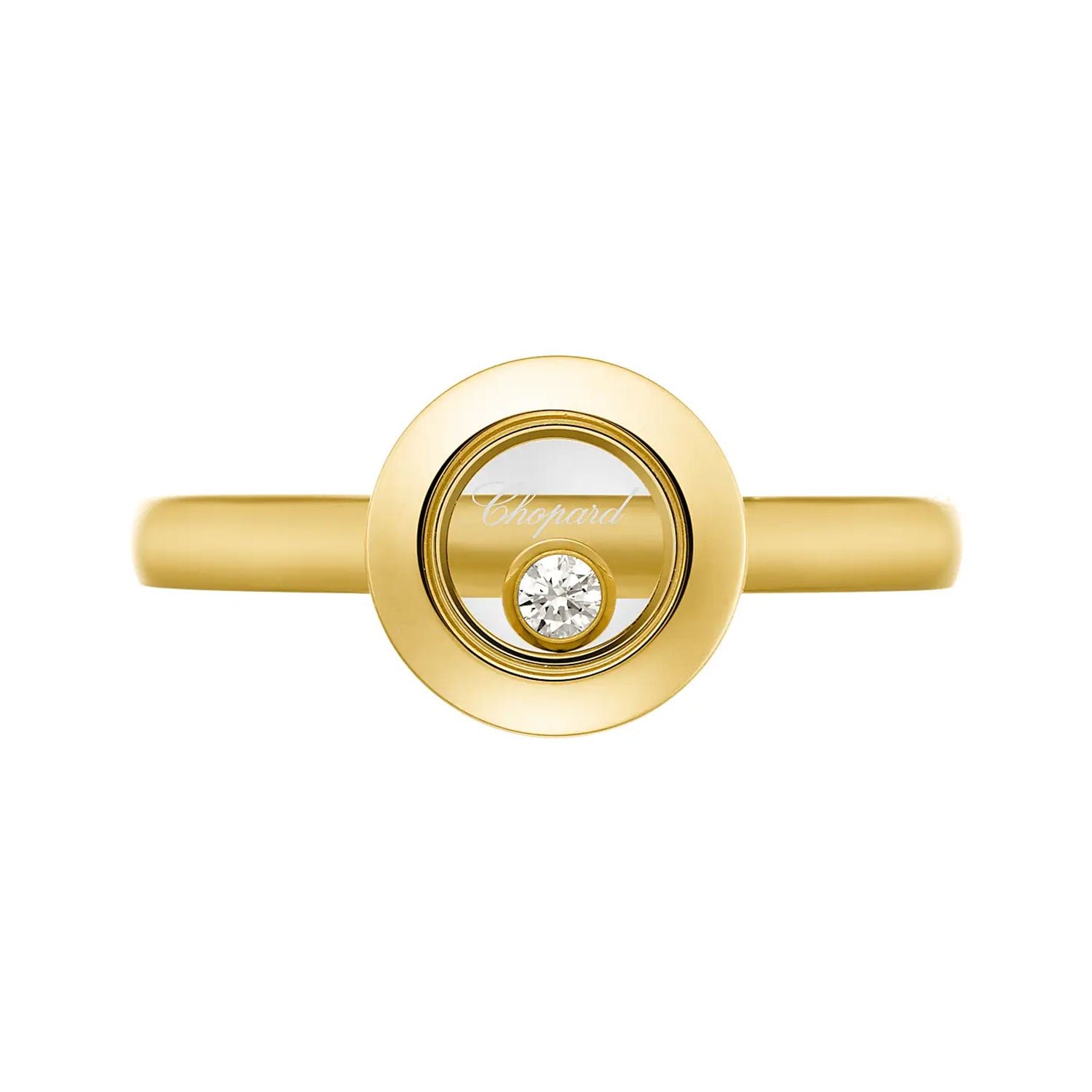 Happy Diamonds Icons 18ct Yellow Gold Round Dress Ring
