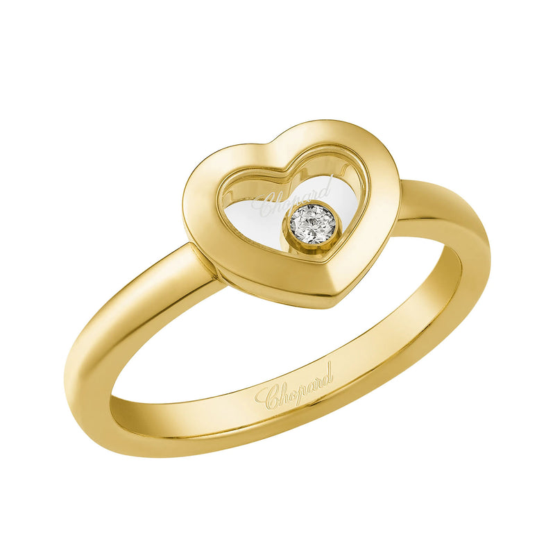 Chopard Happy Diamonds Icons 18ct Yellow Gold Heart Dress Ring - Berry's Jewellers