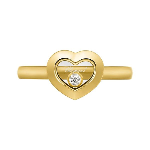 Chopard Happy Diamonds Icons 18ct Yellow Gold Heart Dress Ring - Berry's Jewellers