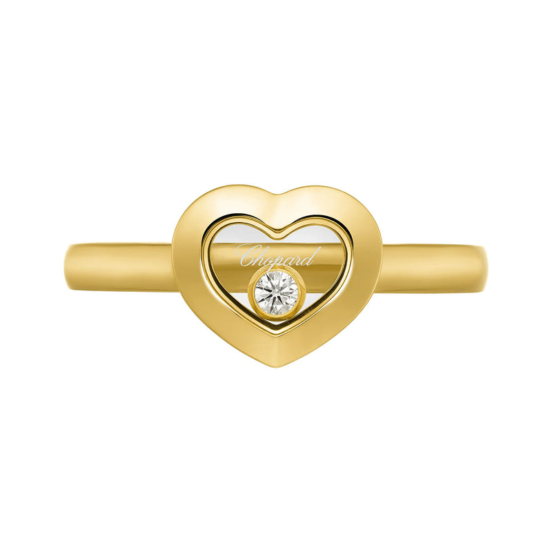 Chopard Happy Diamonds Icons 18ct Yellow Gold Heart Dress Ring - Berry's Jewellers