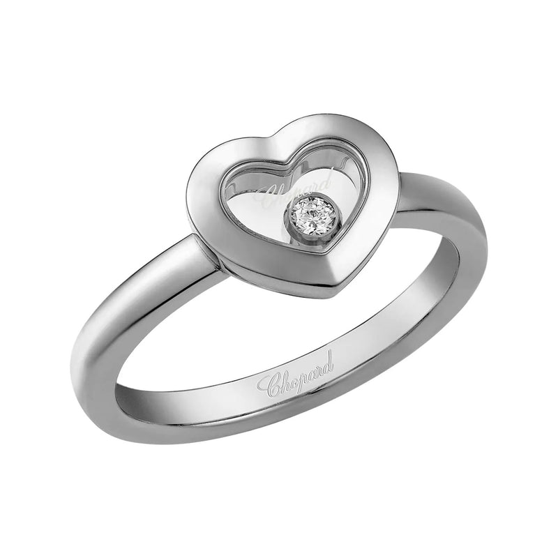 Chopard Happy Diamonds Icons 18ct White Gold Heart Dress Ring - Berry's Jewellers