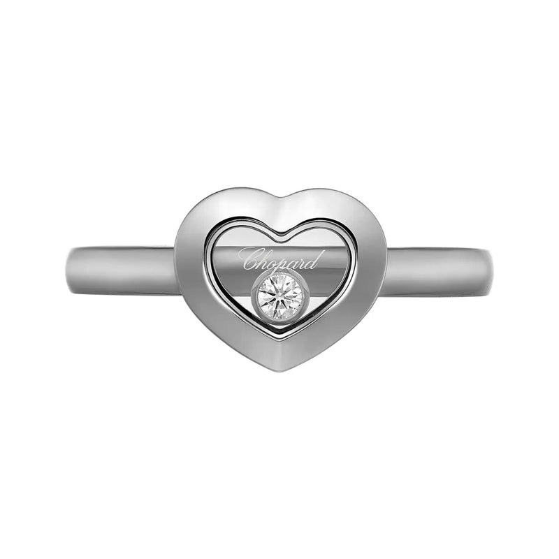 Chopard Happy Diamonds Icons 18ct White Gold Heart Dress Ring - Berry's Jewellers