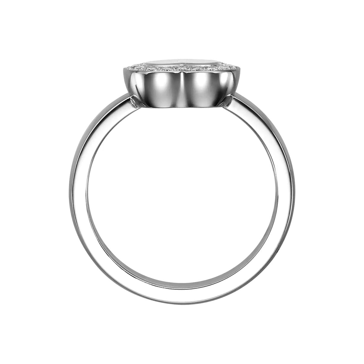 Chopard Happy Diamonds Icons 18ct White Gold and Diamond Heart Dress Ring - Berry's Jewellers