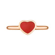18ct Rose Gold My Happy Hearts Carnelian Ring