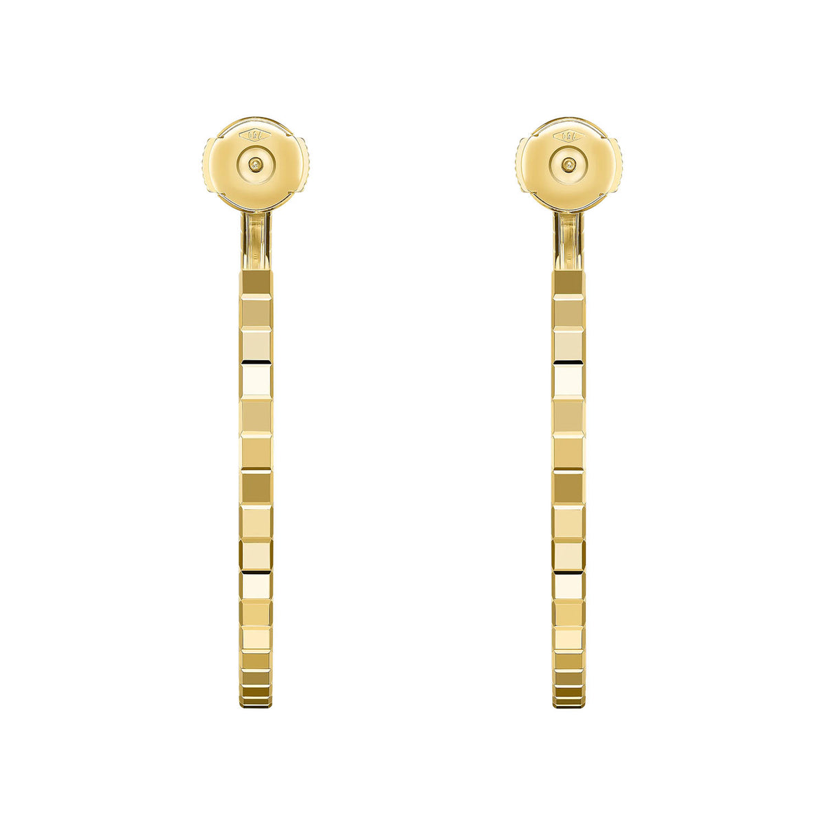 Chopard 18ct Yellow Gold Ice Cube Mini Large Hoop Earrings - Berry's Jewellers