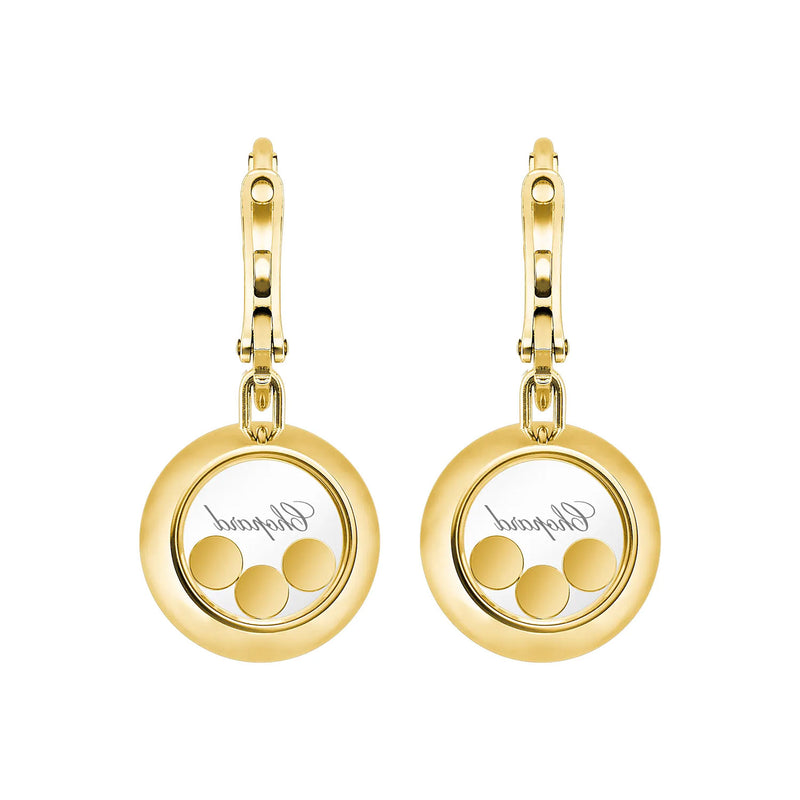 Berry's Jewellers Happy Diamonds 18ct Yellow Gold Circular Drop Earrings - Berry's Jewellers