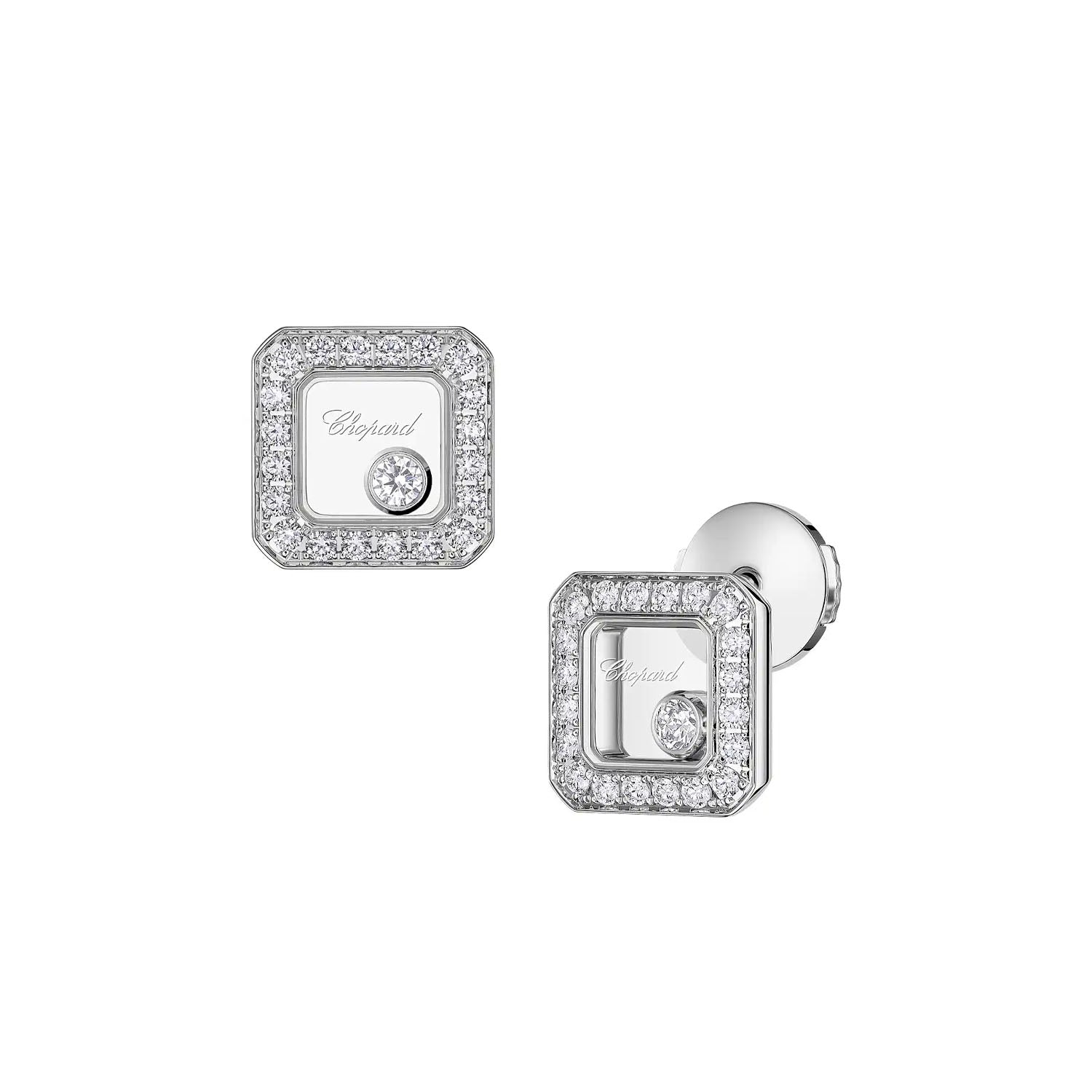 Happy Diamonds Icons 18ct White Gold Earrings