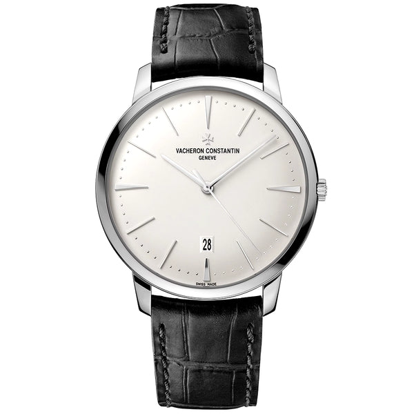 Vacheron Constantin Patrimony Self-Winding 40mm 18ct White Gold Silver Dial Mens Watch - Berry's Jewellers