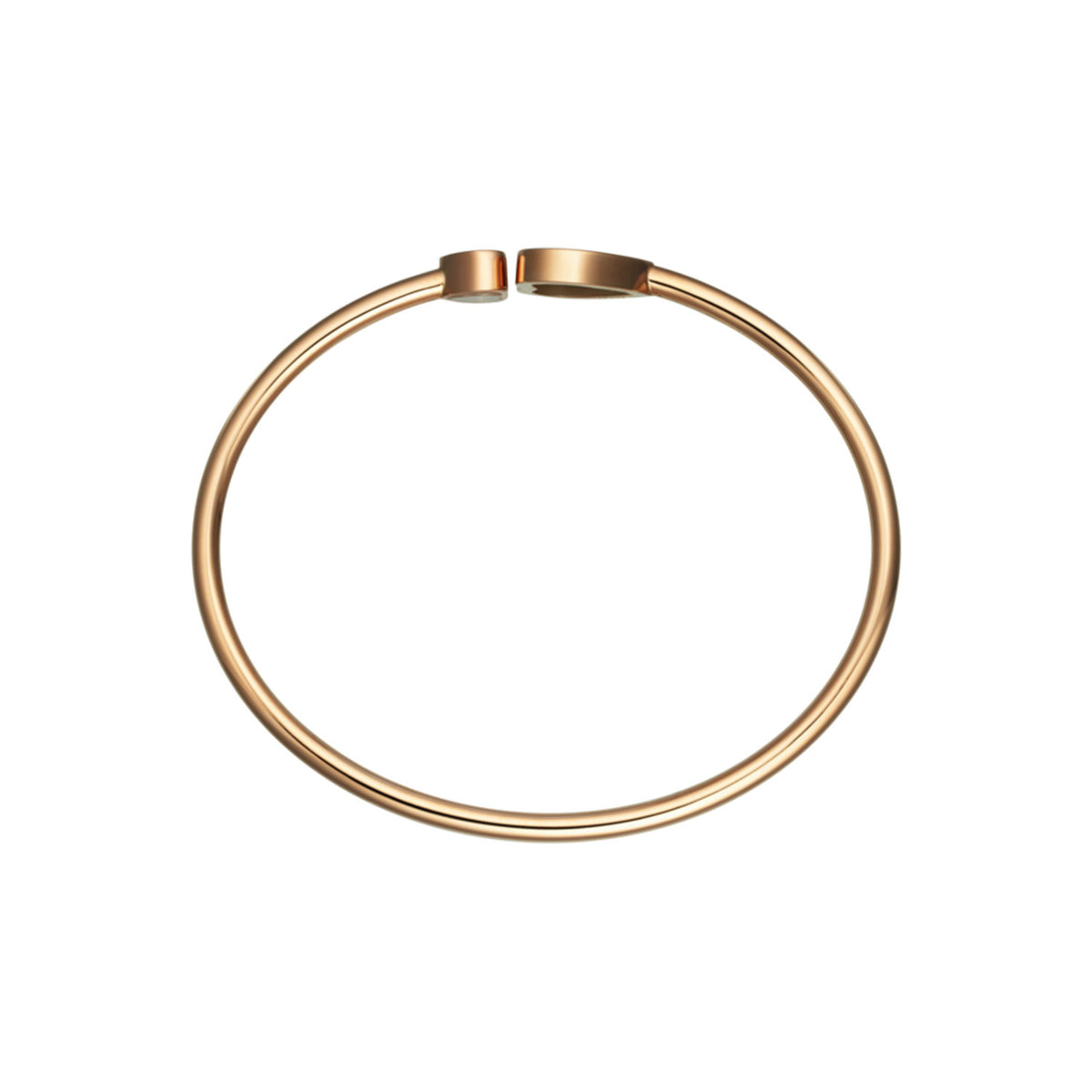 18ct Rose Gold Happy Hearts Turquoise and Diamond Bangle