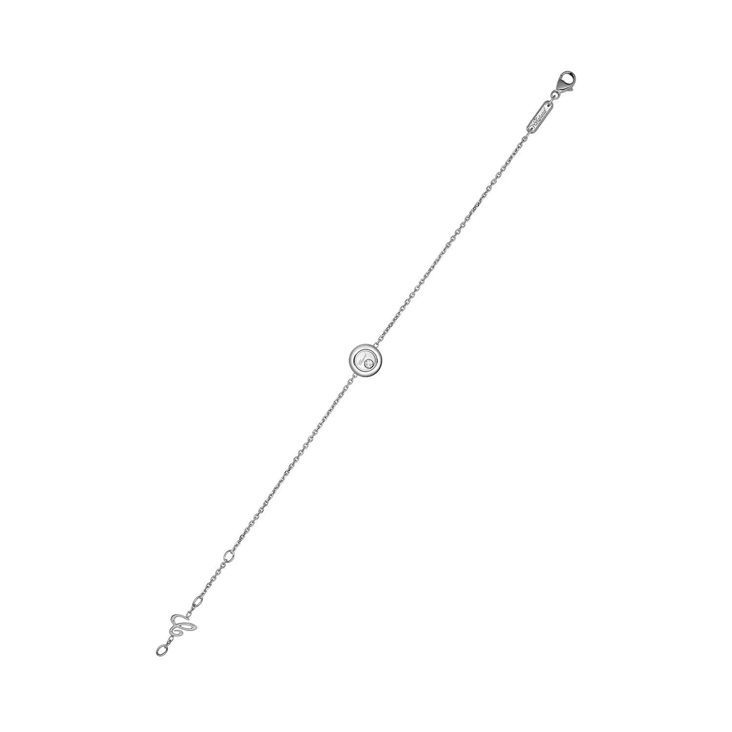Happy Diamonds Icons 18ct White Gold Round Bracelet