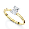 Berry's 18ct Yellow Gold GIA Certificated Emerald Cut Diamond Engagement Ring - Berry's Jewellers