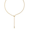 Aria 18ct Yellow Gold Adjustable Lariat Necklace