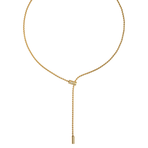 FOPE Aria Collection 18ct Yellow Gold Adjustable Lariat Necklace - Berry's Jewellers
