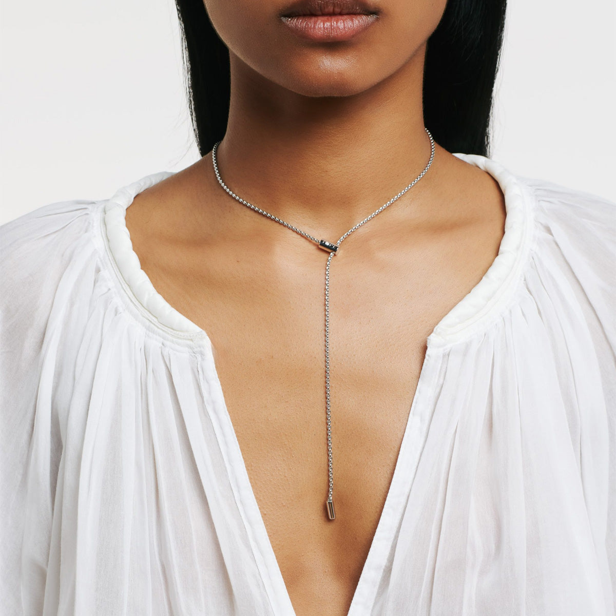 FOPE Aria Collection 18ct Yellow Gold Adjustable Lariat Necklace - Berry's Jewellers
