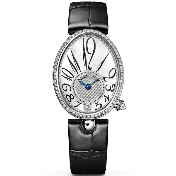 Breguet Reine de Naples 18ct White Gold & Mother of Pearl Strap Watch - Berry's Jewellers