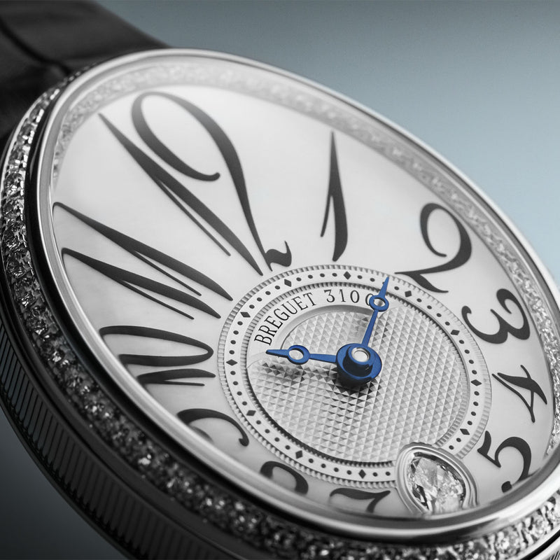 Breguet Reine de Naples 18ct White Gold & Mother of Pearl Strap Watch - Berry's Jewellers