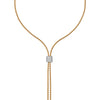 FOPE Aria 18ct Yellow Gold Slider Necklace with Pavé Diamonds - Berry's Jewellers