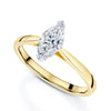 Berry's 18ct Yellow Gold Marquise Cut Diamond Engagement Ring - Berry's Jewellers