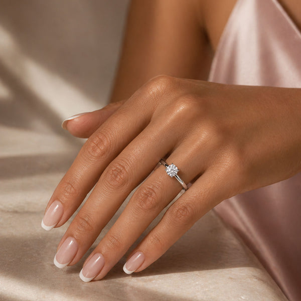 Berry's Simply Solitaire Collection Platinum Set and Diamond Solitaire Engagement Ring GIA Certified 1