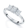 Berry's Platinum GIA Radiant Cut Diamond Three Stone Ring - Berry's Jewellers