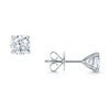Platinum GIA Certificated Solitaire Diamond 2.00ct Stud Earrings