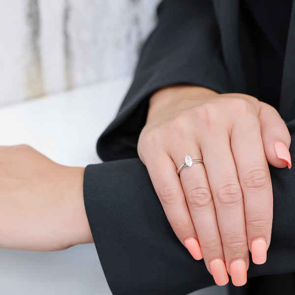 Berry's Platinum Marquise Cut Diamond Engagement Ring - Berry's Jewellers