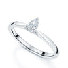Berry's Platinum GIA Certificated Pear Cut Diamond Single Stone Ring - Berry's Jewellers