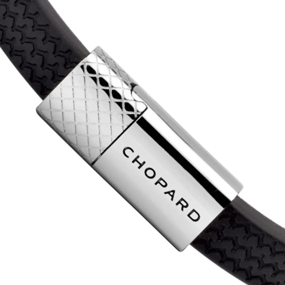 Chopard Black Rubber Racing Bracelet - Berry's Jewellers