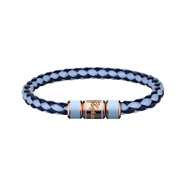 Chopard Signature Blue Woven Leather Bracelet - Berry's Jewellers