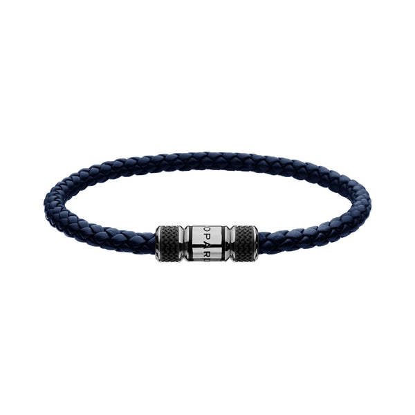 Chopard Navy Blue Leather Racing Bracelet - Berry's Jewellers