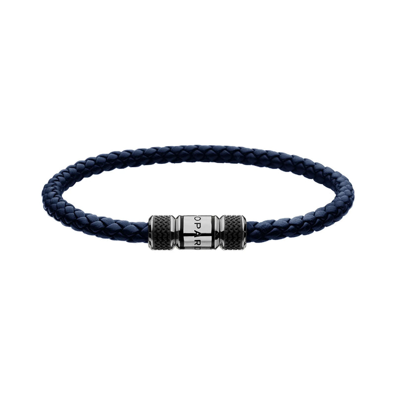 Chopard Navy Blue Leather Racing Bracelet - Berry's Jewellers