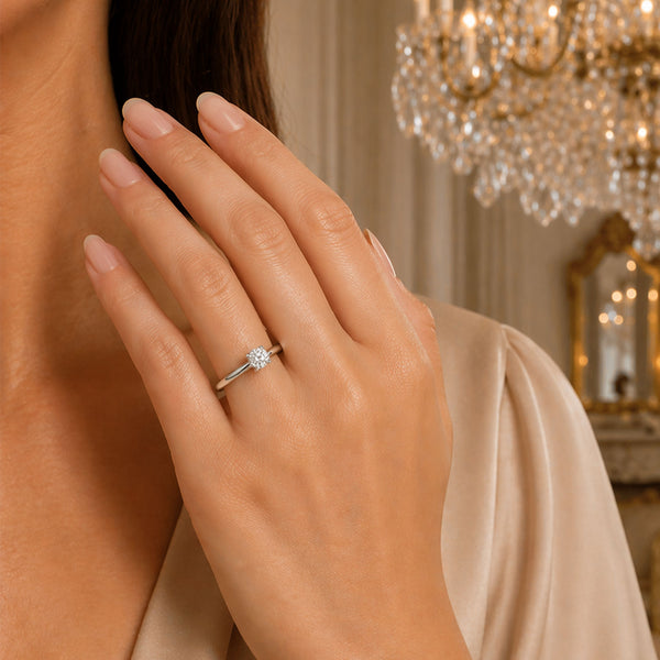 Berry's Simply Solitaire Collection Platinum Set & Diamond Solitaire Engagement Ring GIA Certified 0